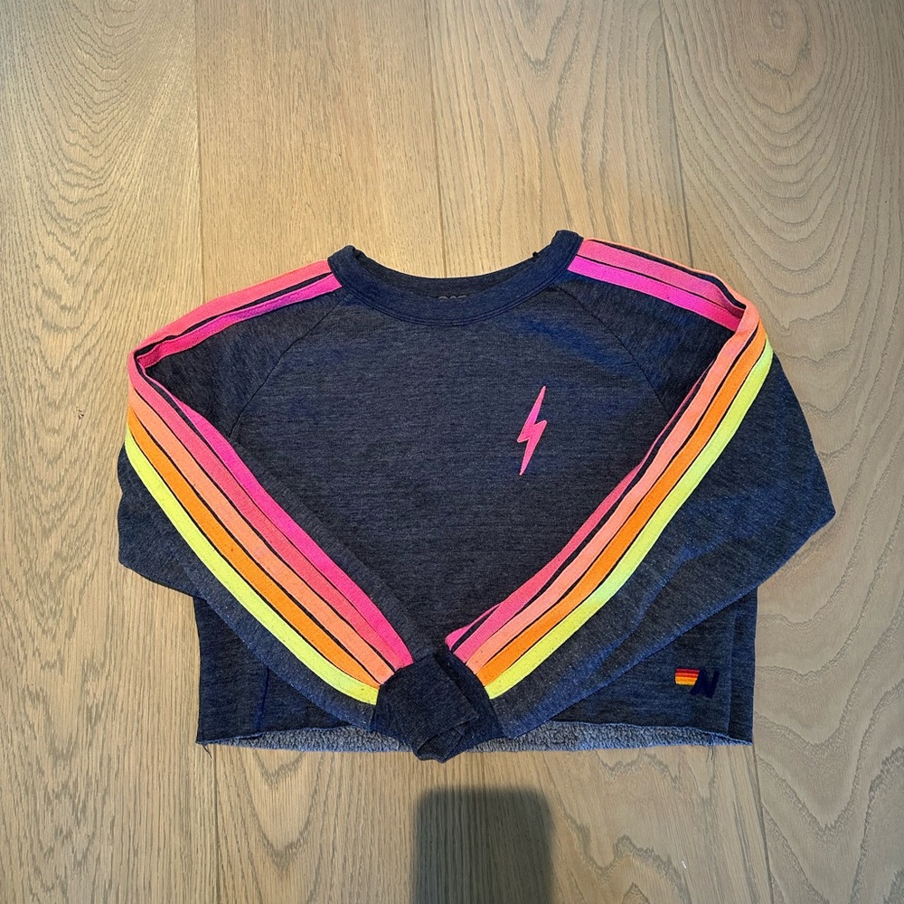Aviator Nation Cropped Sweatshirt